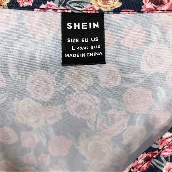 Ditsy Floral Shirred Flutter Sleeve Top & Shorts - Size L Cottagecore - Picture 6 of 15